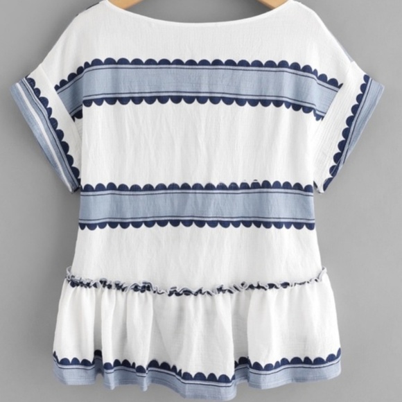 SHEIN Tops - Striped Blouse